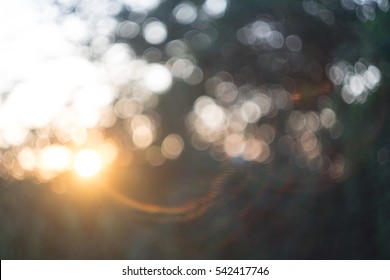 Nature Sun Flare Background Blur Abstrack