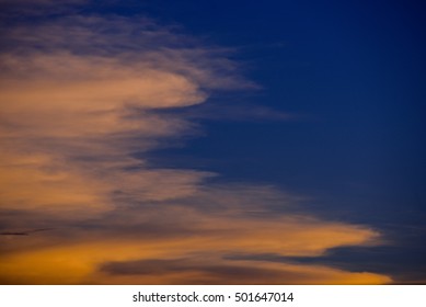 nature sunset with colorful sky for background - Shutterstock ID 501647014