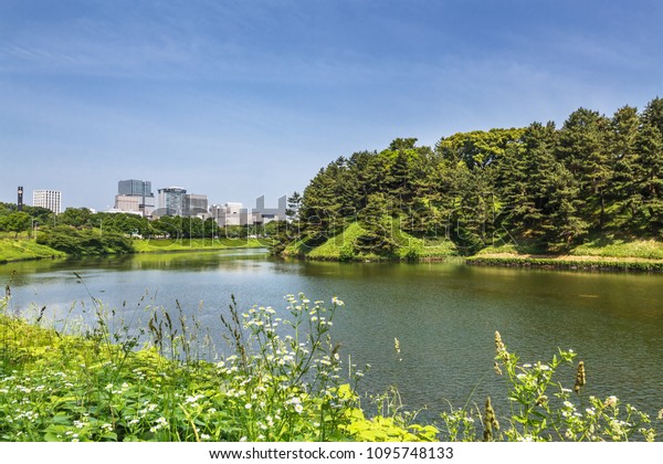 Nature Tokyo Urban Capital Japan Stock Photo (Edit 1095748133