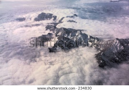 Similar – Image, Stock Photo above the clouds