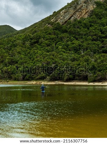 Nature's valley lagoon and fly fishing in Garden route South Africa