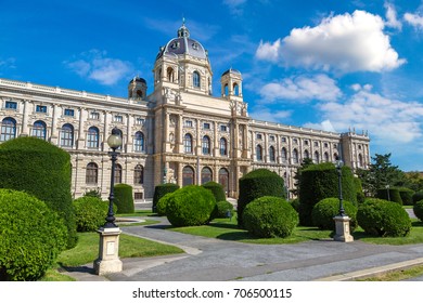 Naturhistorisches Museum in Wien, Österreich an einem schönen Sommertag