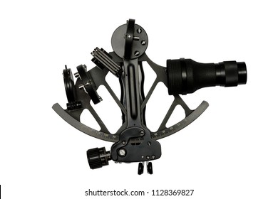 Nautical Sextant Isolated On White