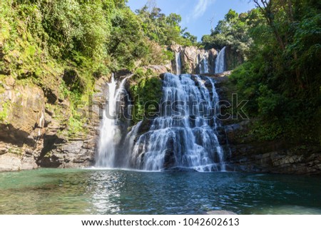 Similar – Image, Stock Photo Costa Rica waterfall