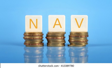 NAV (Net Asset Value), Business/finance Conceptual.