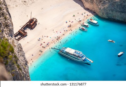 Navagio Beach, Zakinthos, Greece