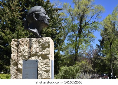 Navajo Code Talker Memorial At Northern Arizona University In Flagstaff Arizona 5/25/19