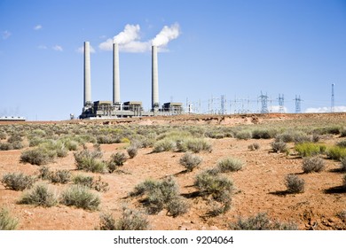 Navajo Generating Station is a coal-fired steam plant near Page, Arizona
