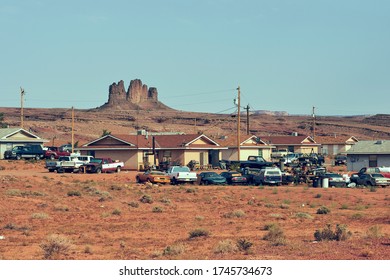 Navajo Native American life on a reservation in Arizona