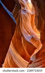 Navajo Sandstone In Antelope Canyon