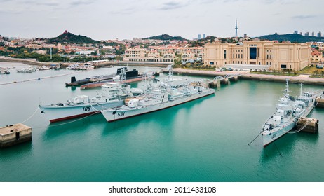 The Naval Museum In Qingdao Is The Only Military Museum In China That Fully Reflects The Development Of The Chinese Navy. 