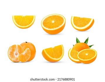 Navel Orange On White Background Stock Photo 2176880901 | Shutterstock