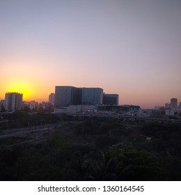 Navi Mumbai City Scape Evening View