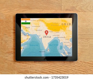 Navigation Map India Displayed On 260nw 1735423019 