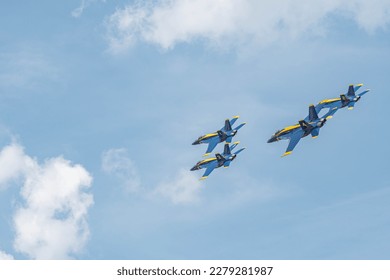Navy Blue Angels at the Chicago Airshow