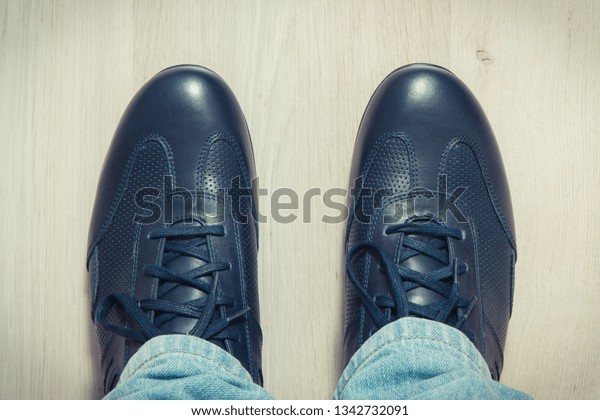 navy blue comfort shoes