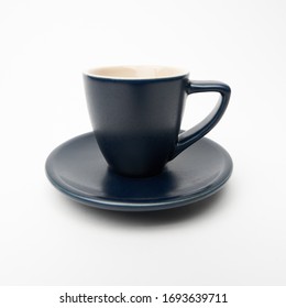 Navy Blue Espresso Cup And Saucer