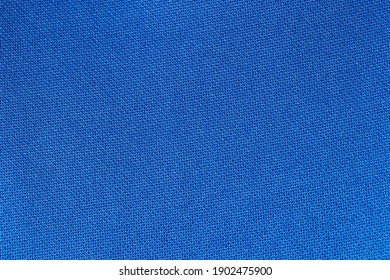 Navy Blue Fabric Cloth Polyester Texture Background.