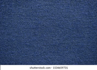 Navy Blue Fabric Texture As Background