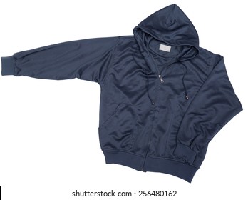 Navy Blue Hoodie Jacket Full Zip