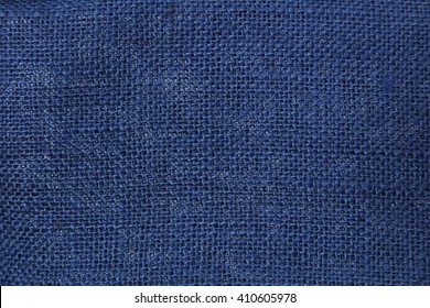 Navy Blue Linen Texture Background