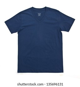 Navy Blue Tshirt Template Ready For Your Own Graphics.