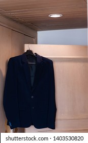 Navy Jacket Suit, Dressing Room