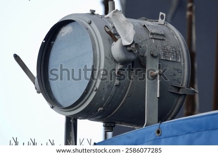 Navy Morse code light (aka Aldis lamp or blinker light) from the USS Midway, San Diego, California