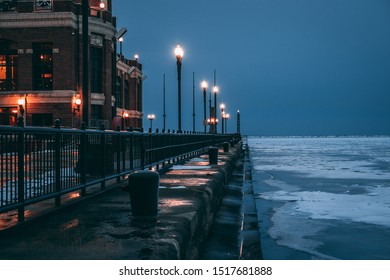 Navy Pier In Chicago Winter