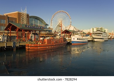 Navy Pier During Winter