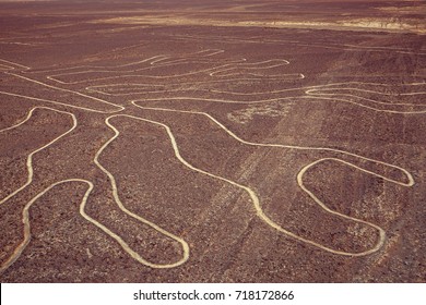 Nazca Lines In Peru.