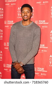 NBA Player Kent Bazemore Atlanta Celebrates The 3rd Annual THE TOUR CHAMPIONSHIP On Sept. 18th, 2017 At The  College Football Hall Of Fame In Atlanta Georgia - USA