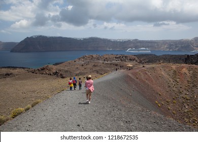 Nea Kameni Santorini Greece 