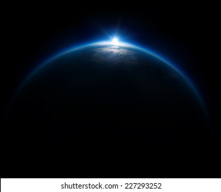 Near Space photography - 20km above ground / real photo taken from weather balloon / universe stratosphere / - Powered by Shutterstock
