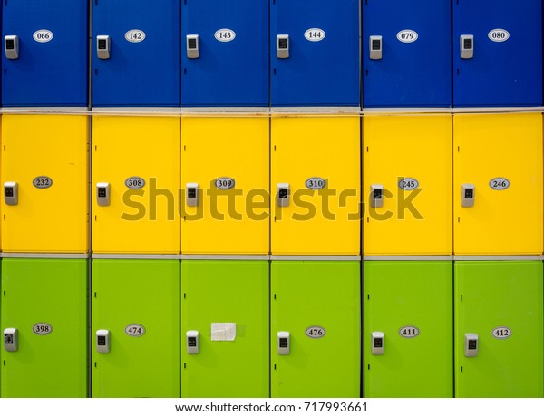 Neat Organized By Colors Filing Cabinet Stock Photo Edit Now