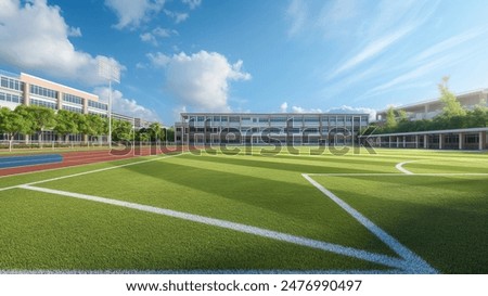 Similar – Image, Stock Photo The right sport for summertime | Lost Land Love IV
