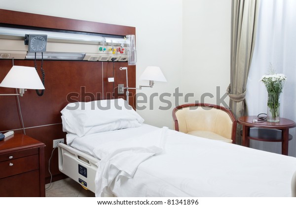 Neat Tidy Hospital Room Stock Photo (Edit Now) 81341896