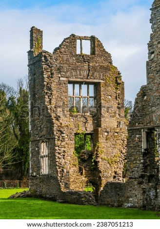 Neath Abbey Ruins, Neath, Wales, UK. Building, Architecture,