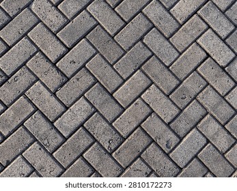 Neatly and regularly stacked pressed bricks arranged in an attractive pattern create a very appealing look