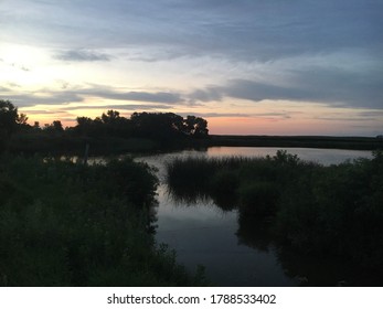 Nebraska Sunset During Summer Time