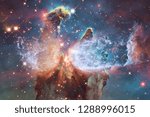 Nebula an interstellar cloud of star dust. Outer space image. Elements of this image furnished by NASA