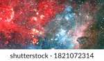 Nebula an interstellar cloud of star dust. Elements of this image furnished by NASA.