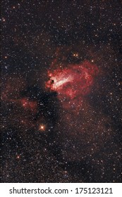 Nebula In Zodiac Constellation Of The Archer.