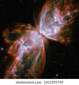 nebulae of planet Earth's night sky are often named for flowers or insects. Though its wingspan covers over 3 light-years, NGC 6302 is no exception. With an estimated surface temperature of about 250, - Powered by Shutterstock