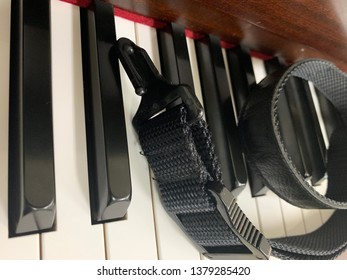 Neck Strap Saxophone On Piano Keyboards