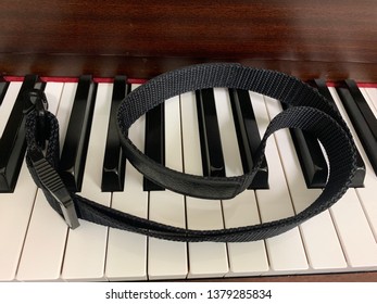 Neck Strap Saxophone On Piano Keyboards