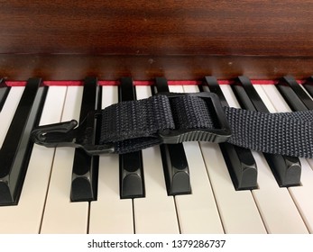 Neck Strap Saxophone On Piano Keyboards