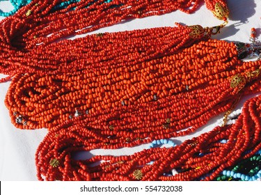 coral jewelry