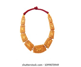 Neckless On White Background