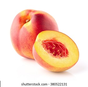 Nectarine With Slice